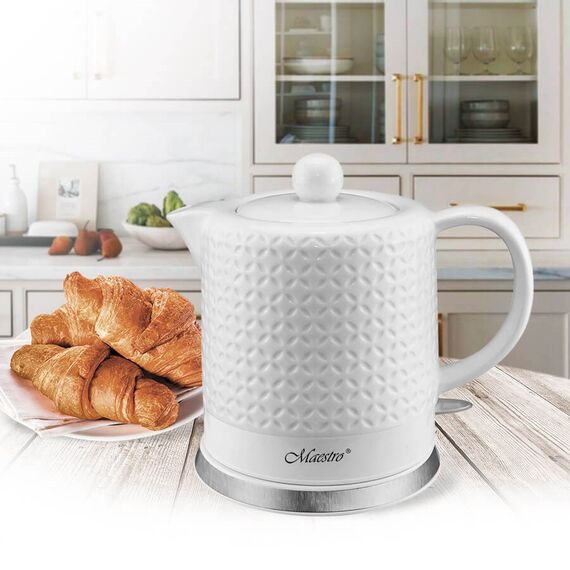 Feel-Maestro MR067 electric kettle 1.2 L 1200 W White | Techbox
