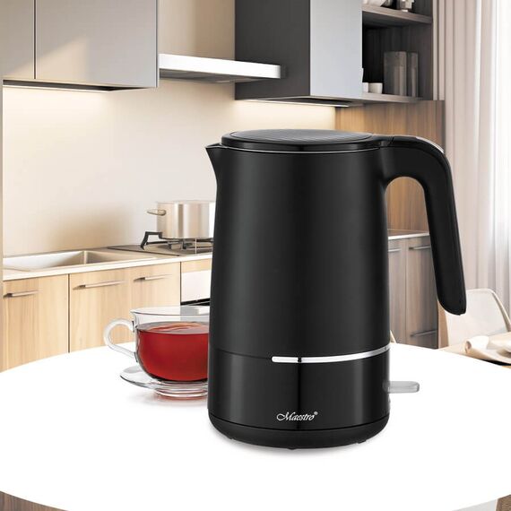 Maestro MR-037 electric kettle 1.7 L 1800 W (MR-037-BLACK) Black - Kettles - Coffee & Beverages - Techbox