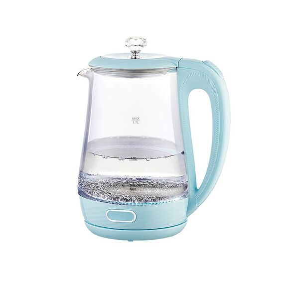 Maestro MR-052-BLUE Electric glass kettle, blue 1.7 L | Techbox