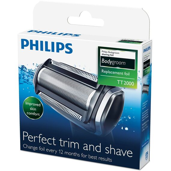 Philips Bodygroom replacement foil TT2000/43 Waterproof replacement foil shaver head - Shavers - Personal Care - Techbox