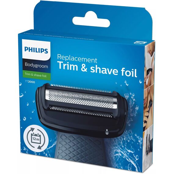 Philips Bodygroom replacement foil TT2000/43 Waterproof replacement foil shaver head - Shavers - Personal Care - Techbox