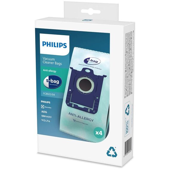 Philips s-bag Vacuum cleaner bags FC8022/04 - Spare Parts & Accessories - Home Appliances - Techbox