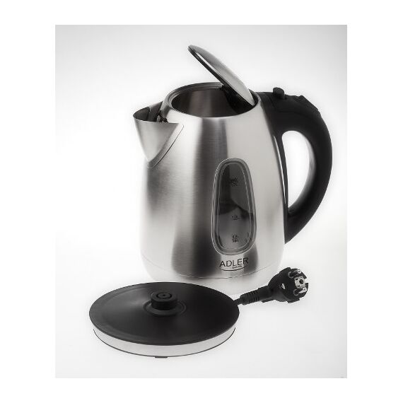 Adler AD 1223 electric kettle 1.7 L Black,Stainless steel 2200 W | Techbox