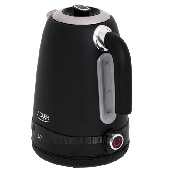 Adler AD 1295b Electric kettle 1.7 l Black - Kettles - Coffee & Beverages - Techbox