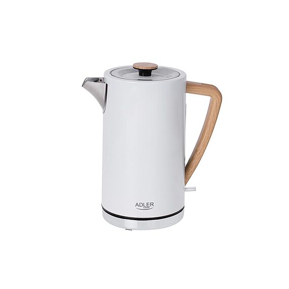 ADLER AD 1347w electric kettle white - Kettles - Coffee & Beverages - Techbox