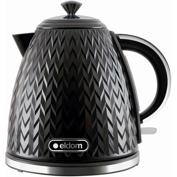 ELDOM NELA kettle, 1.7 l capacity, 2000 W power, black | Techbox