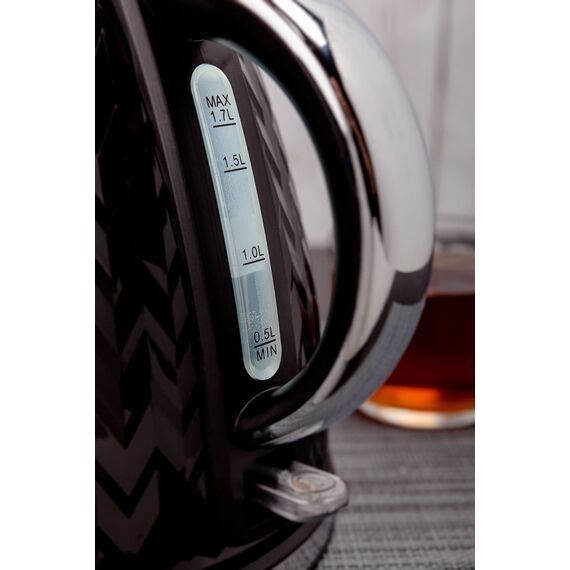 ELDOM NELA kettle, 1.7 l capacity, 2000 W power, black | Techbox
