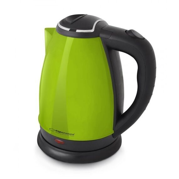 Esperanza EKK113G electric kettle 1.8 L 1800 W Black, Green - Kettles - Coffee & Beverages - Techbox
