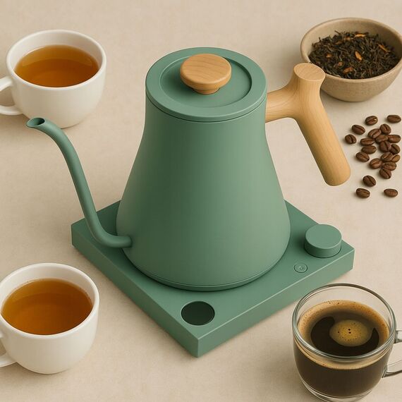 Fellow Stagg EKG Pro 0.9L green electric kettle | Techbox