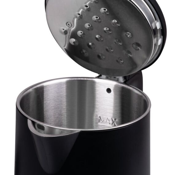 IDEAL Kettle 1.7 l, steel body, power 1500 W, black | Techbox