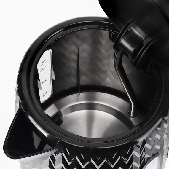 NELO kettle, capacity 1.7 l, power 2000 W, black - Kettles - Coffee & Beverages - Techbox
