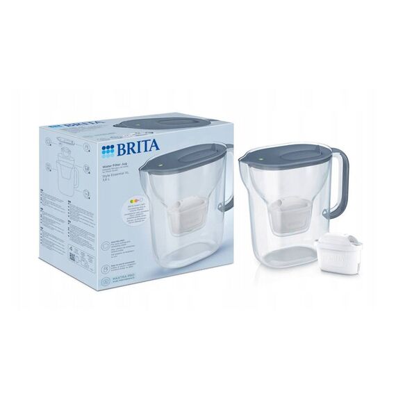 BRITA Style ESSENTIAL XL graphite filter jug + MX Pro Pure Performance filter | Techbox