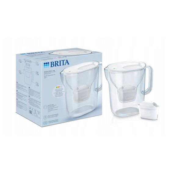 BRITA Style ESSENTIAL XL white filter jug + MX Pro Pure Performance filter | Techbox