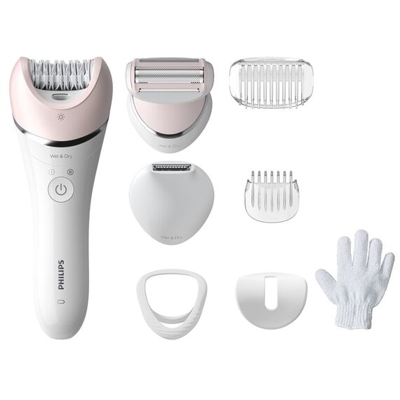 Philips Epilator Series 8000 BRE721/00 Wet and Dry epilator | Techbox