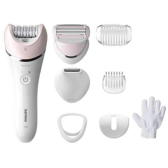 Philips Epilator Series 8000 BRE721/00 Wet and Dry epilator | Techbox