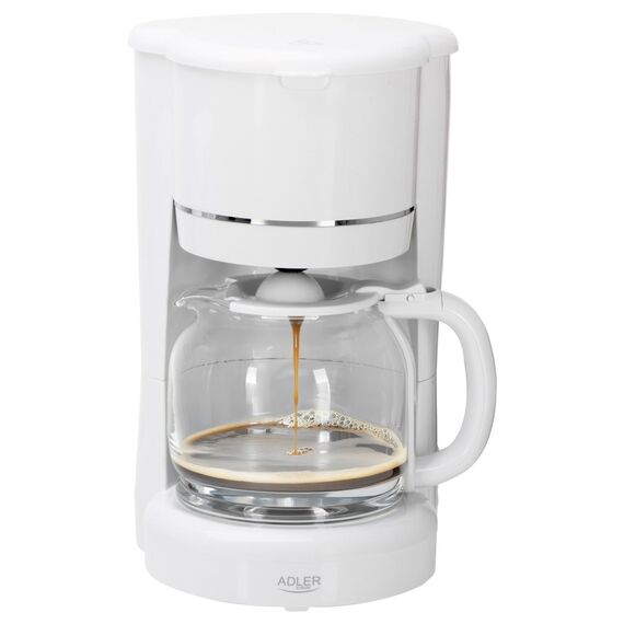 Adler AD 4383w Drip coffee maker for ground coffee 1.5 L white | Techbox