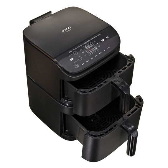 Cosori CAF-DC121 Double 10.8 L Stand-alone Hot air fryer Black | Techbox