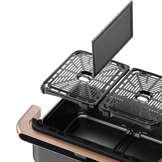 Cosori Dual Blaze TwinFry Air Fryer Hot air fryer 10 litres Black | Techbox
