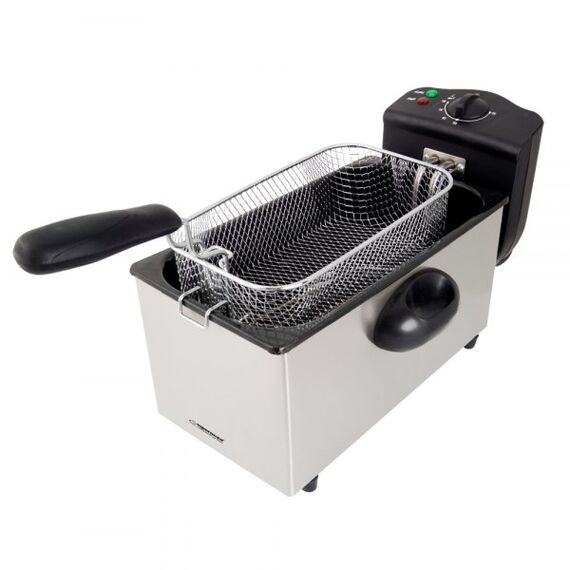 Esperanza EKG010 Deep Fryer 3 L, 2000W Inox - Deep Fryers - Cooking - Techbox