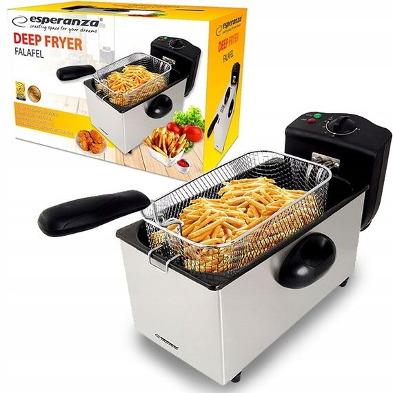 Esperanza EKG010 Deep Fryer 3 L, 2000W Inox - Deep Fryers - Cooking - Techbox