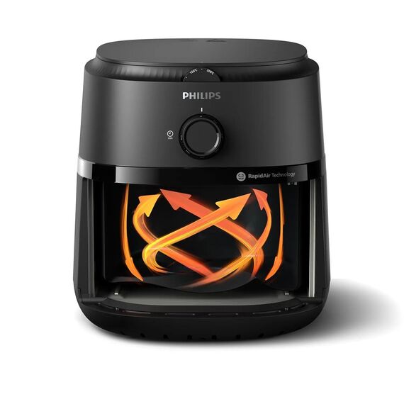 Philips 1000 series NA120/00 fryer Single 4.2 L Stand-alone 1500 W Hot air fryer Black | Techbox