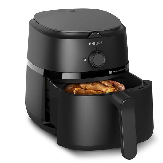 Philips 1000 series NA120/00 fryer Single 4.2 L Stand-alone 1500 W Hot air fryer Black | Techbox