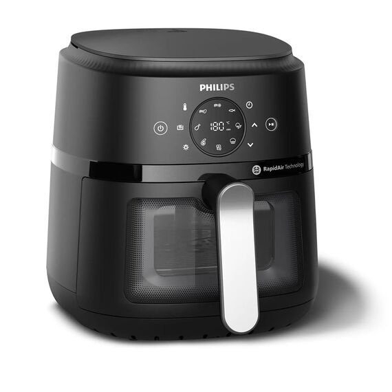 Philips 2000 series NA221/00 fryer Single 4.2 L Stand-alone 1500 W Hot air fryer Silver - Deep Fryers - Cooking - Techbox