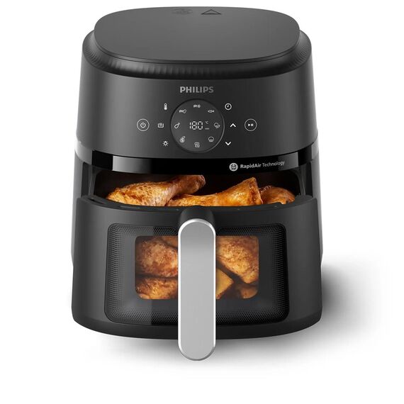 Philips 2000 series NA221/00 fryer Single 4.2 L Stand-alone 1500 W Hot air fryer Silver - Deep Fryers - Cooking - Techbox