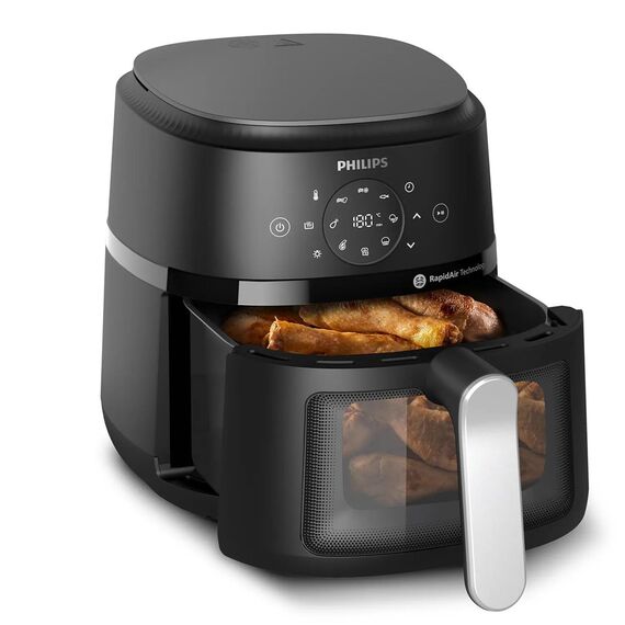 Philips 2000 series NA221/00 fryer Single 4.2 L Stand-alone 1500 W Hot air fryer Silver - Deep Fryers - Cooking - Techbox