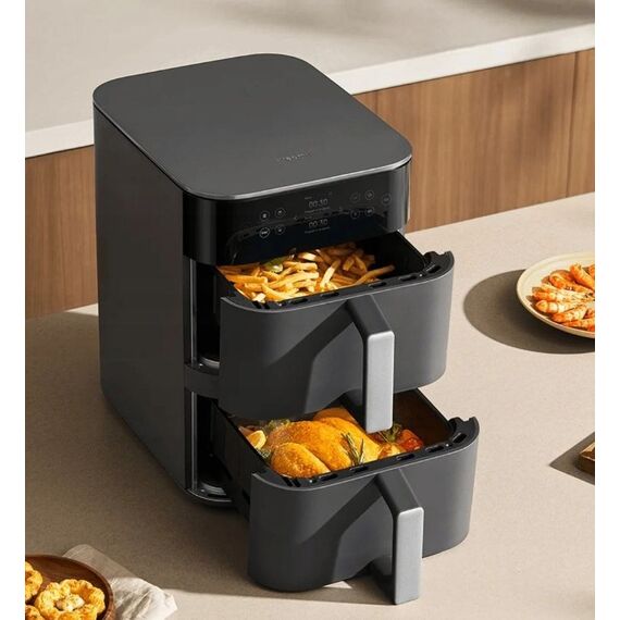 Xiaomi Smart Double Stack Air Fryer 12L Stand-alone 2800 W Hot air fryer Black | Techbox