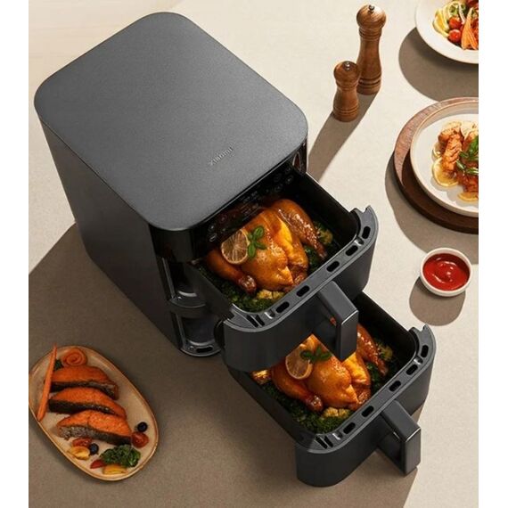 Xiaomi Smart Double Stack Air Fryer 12L Stand-alone 2800 W Hot air fryer Black | Techbox