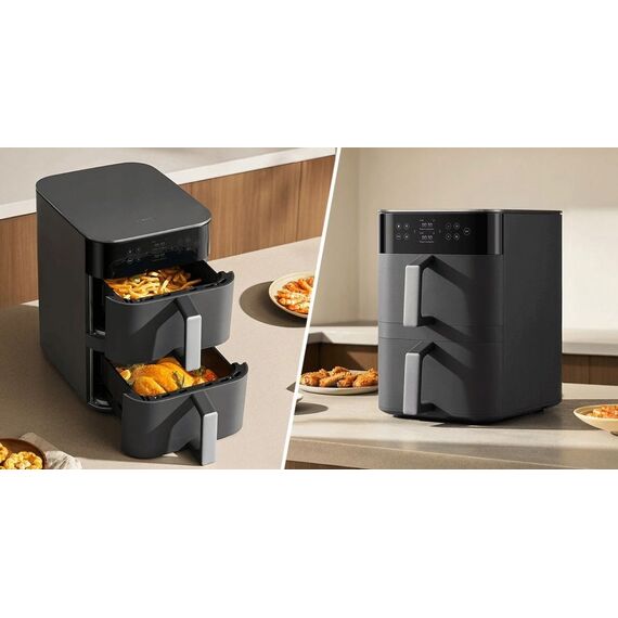 Xiaomi Smart Double Stack Air Fryer 12L Stand-alone 2800 W Hot air fryer Black | Techbox