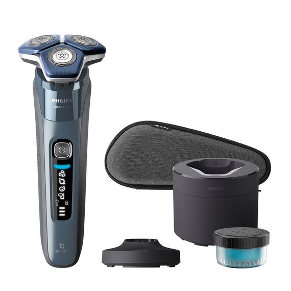Philips SHAVER Series 7000 S7882/55 Wet and dry electric shaver, cleaning pod & pouch | Techbox