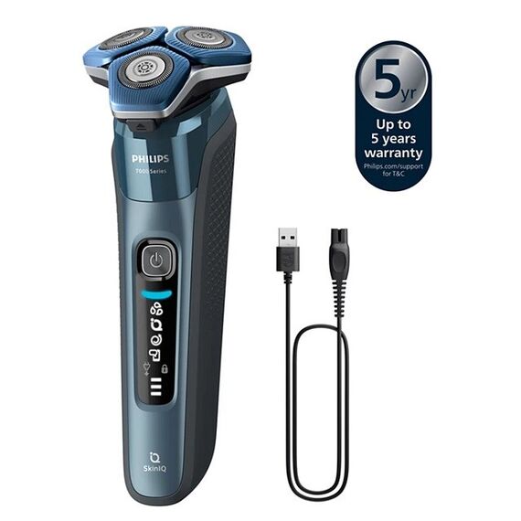 Philips SHAVER Series 7000 S7882/55 Wet and dry electric shaver, cleaning pod & pouch | Techbox
