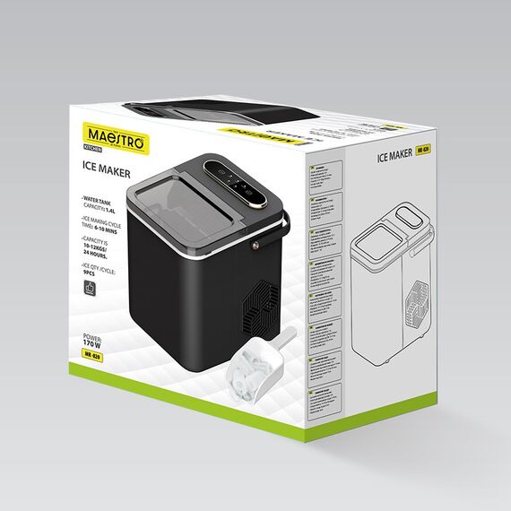 Ice maker MAESTRO MR-820 Black | Techbox