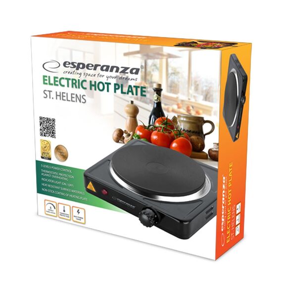 Esperanza EKH003K Black electric stove | Techbox