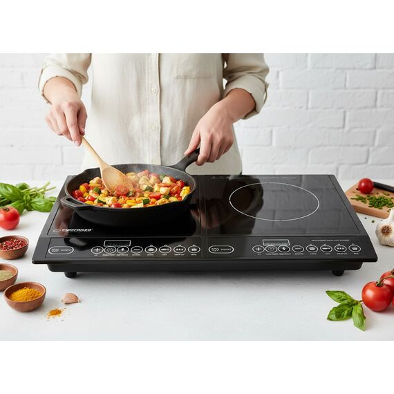 Esperanza EKH008 hob Black Countertop Zone induction hob 2 zone(s) | Techbox