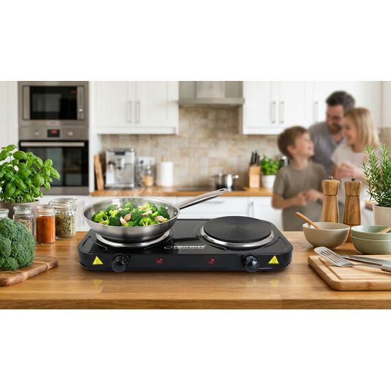 Esperanza EKH010K hob Black Countertop 2 zone(s) | Techbox