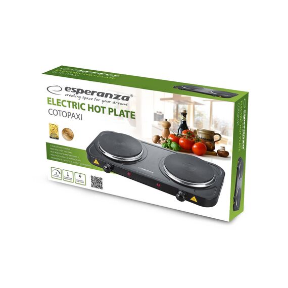 Esperanza EKH010K hob Black Countertop 2 zone(s) | Techbox