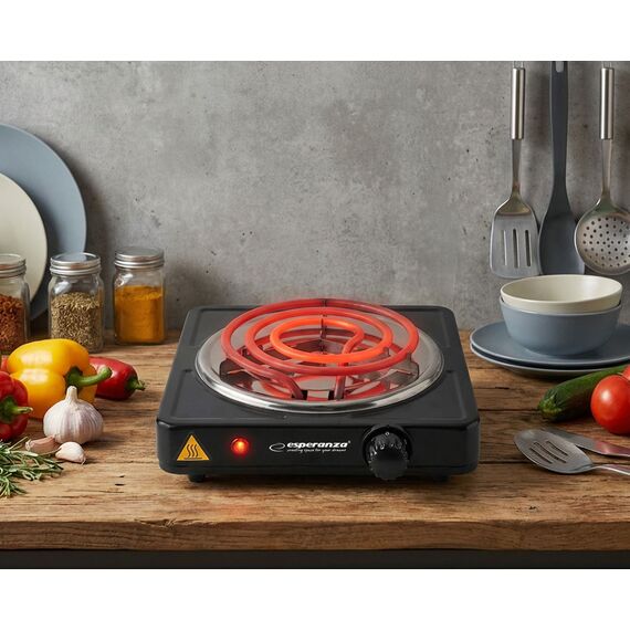 Esperanza EKH012K hob Black Countertop 21 cm 1 zone(s) | Techbox