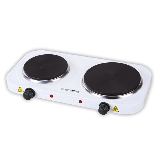 Esperanza EKH014W Electric cooker 2 zones White | Techbox