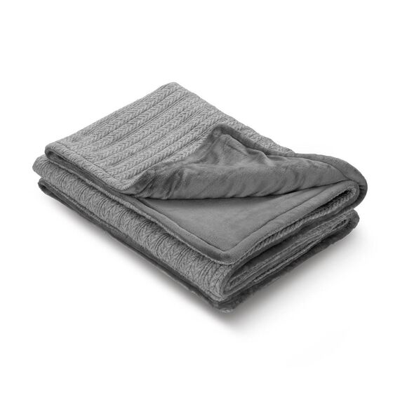 Medisana HB 680 Electric blanket 120 W Grey Plush - Electric Blankets - Cooling & Heating - Techbox