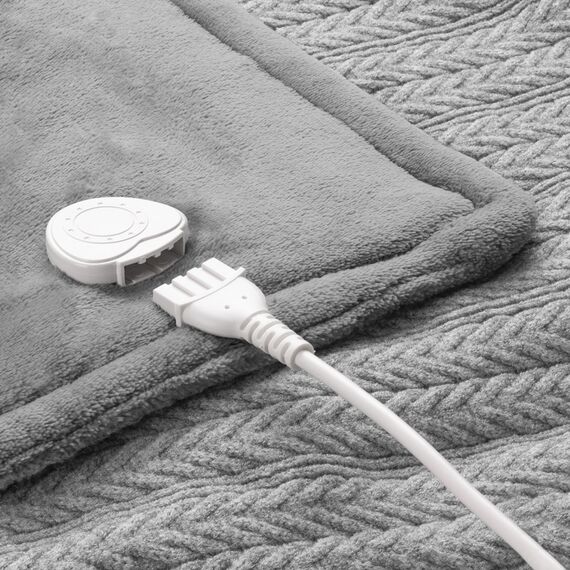 Medisana HB 680 Electric blanket 120 W Grey Plush - Electric Blankets - Cooling & Heating - Techbox