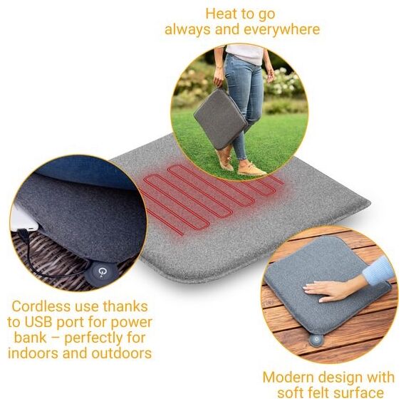Medisana OL 600 Outdoor Chair Cushion (grey) | Techbox