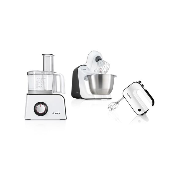 Bosch MFQ4020 mixer Hand mixer 450 W Anthracite, White | Techbox
