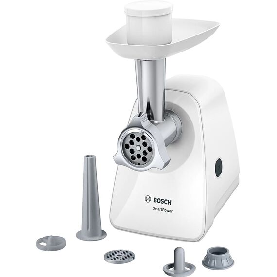 Bosch MFW2520W mincer 1500 W Stainless steel, White | Techbox