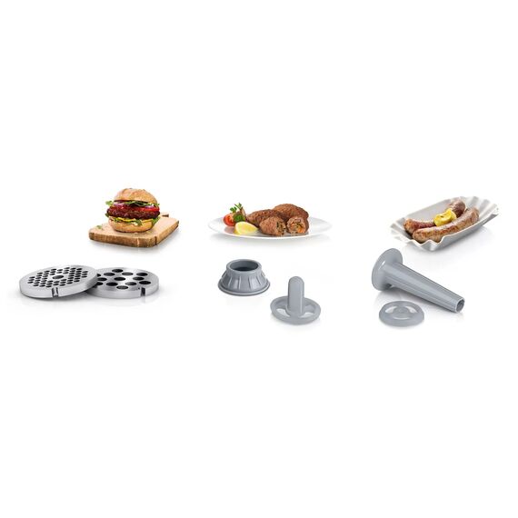 Bosch MFW2520W mincer 1500 W Stainless steel, White | Techbox