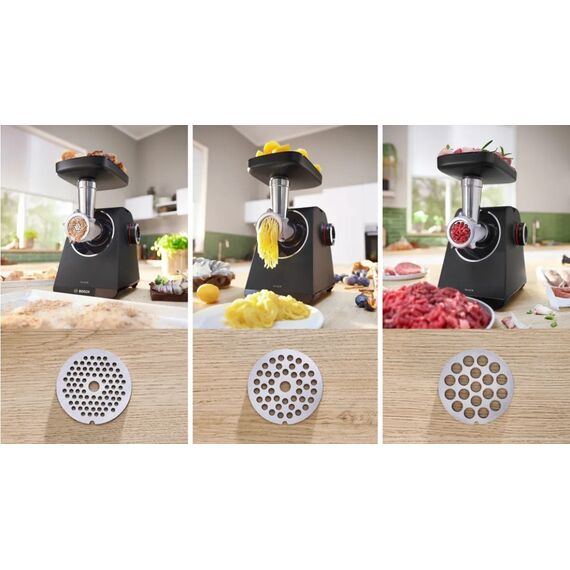 Bosch Serie 4 MFWS440B mincer 1900 W Black, Silver | Techbox