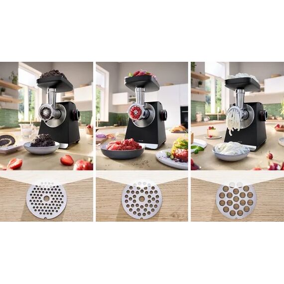 Bosch Serie 6 MFWS650B mincer 500 W Black, Silver | Techbox