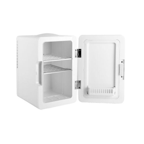 ELLE 6L white mini fridge with LED make-up mirror - Camping - Hobbies - Techbox